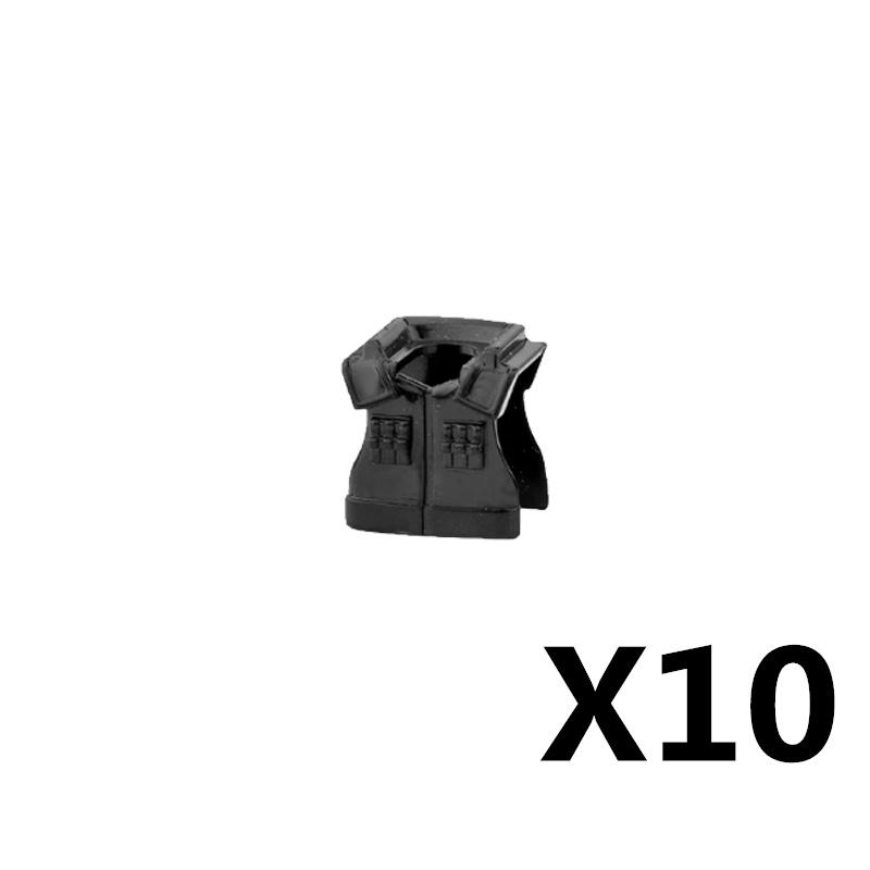 MOC Военная Фигурка Аксессуары Строительные Блоки Альфа Шлем SWAT Жилет Рюкзак Наколенники Оборудование Ночного Видения Кубики Игрушка K017