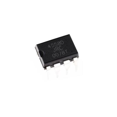 10 шт. NJM4558D JRC4558D JRC 4558D 4558 двойной операционный усилитель с высоким коэффициентом усиления и внутренней компенсацией DIP-8 IC JRC4558 DIP8 DIP CIRCUS INTEGRATED