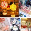 Decorative Ball Space Saving Portable Wear-resistant DIY Christmas Tree Plastic Round Bauble for Gifts