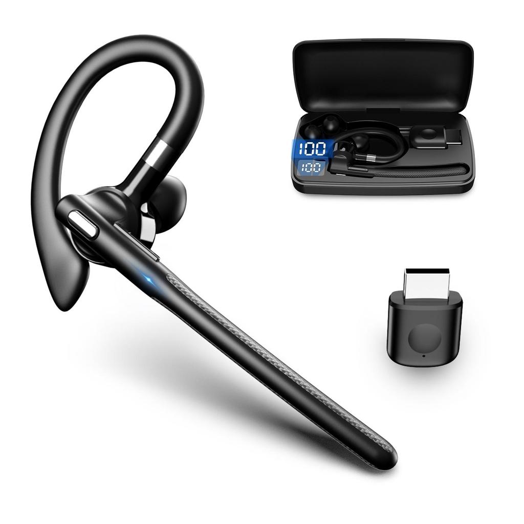 Беспроводная Bluetooth-гарнитура с заушинами YYK520: HD-звонки и длительное время работы от аккумулятора для бизнеса