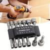 14pcs Hex Socket Wrench Set - Powerful Drill Tool With 5-13mm Nozzles & Screwdriver Accessories