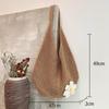 Women'S Braided Bag Korean Style Shoulder Tote Bag Lazy Style Knitted Hollow Flower Beach Bag