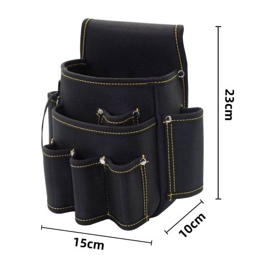 Yumeen Waist Bag, Nail Pouch, Electrician, Carpenter, Frame Carpenter, Gardening, Work Tool Waist Bag, Nail Pouch, Temporary Frame, Lightweight DIY, 2