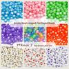 Акриловые бусины-сердечки ручной работы для браслетов DIY - Детские развивающие аксессуары для россыпи