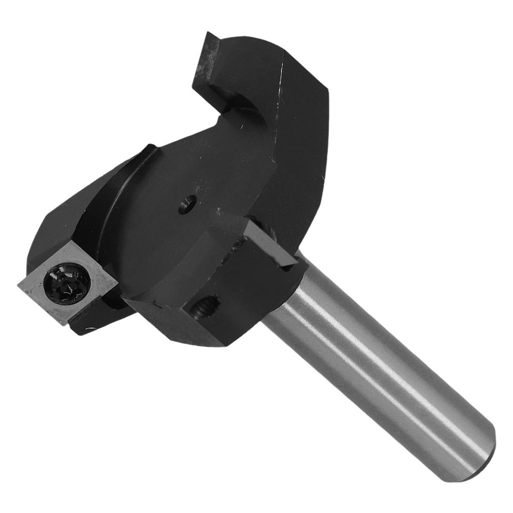 Фреза для выравнивания поверхности жертвенного стола, 3 лезвия, строгальные биты по дереву, инструменты для деревообработки, хвостовик 12 дюймов