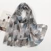 Thin Floral Viscose Scarf Print Voile Shawls and Wraps Pashmina Foulards Muslim Woman Hijab Scarves Long Printed Tippet