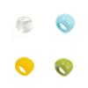 Candy Color Geometric Ring Classic Big Dome Plain Ring Jewelry Accessories Acrylic Ring  Part