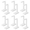 Stylish Fall Prevention Rod That Fits Well Into Your Interior, M Size, Set of 6 KTTB-M White