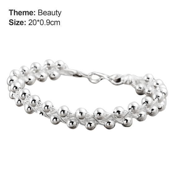 Ювелирные изделия из браслета-цепочки с милыми бусинами для вечеринок