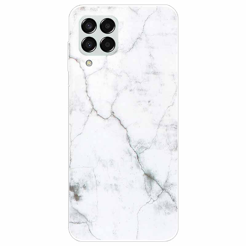 Case for Samsung M33 Cover Marble Soft TPU Silicone Phone Covers for Samsung Galaxy M53 5G Case Clear Bumper M 33 53 Protective