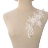 Beaded Embroidery Flower Appliques Lace Clothing Applique Evening Dress Clothing Patches  Women