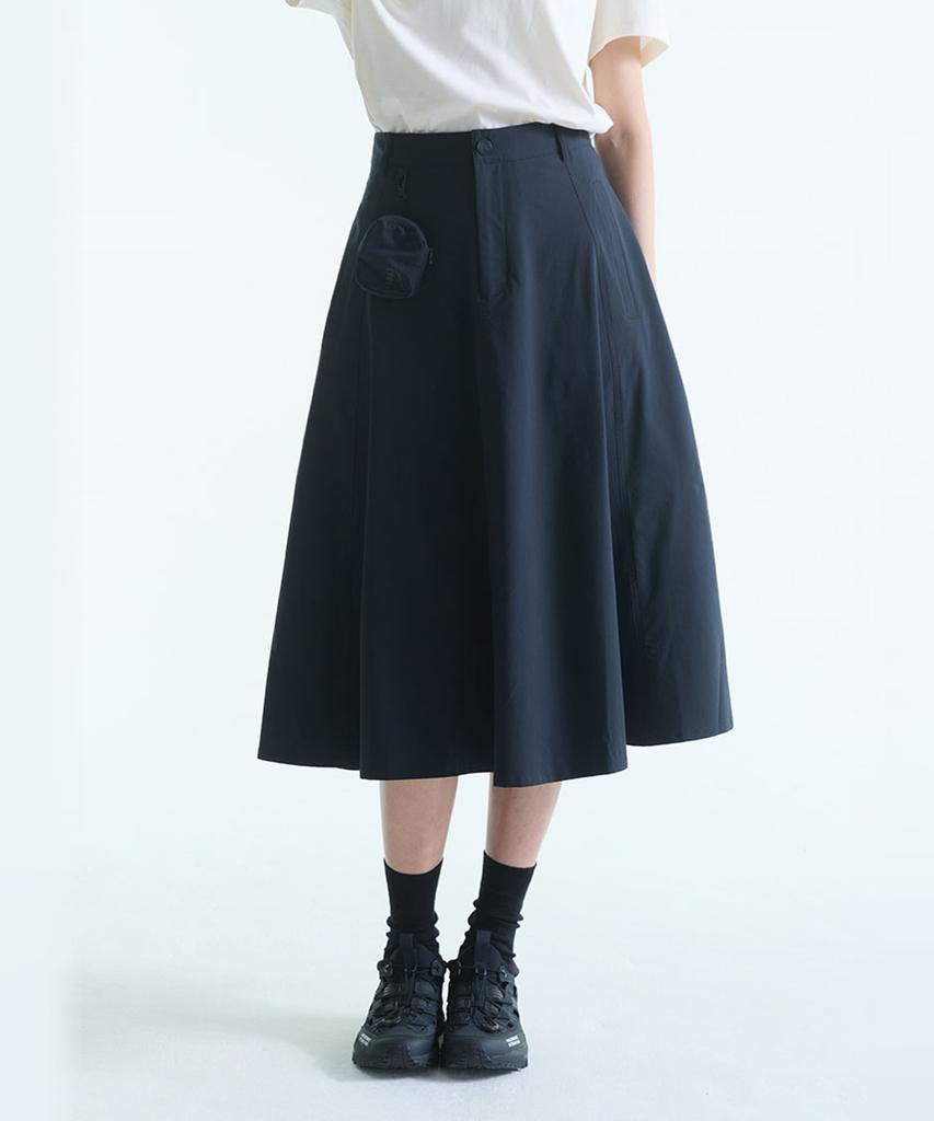 Aigle Women'S Solotex Long Utility Skirt Aas26Wbot012Noi