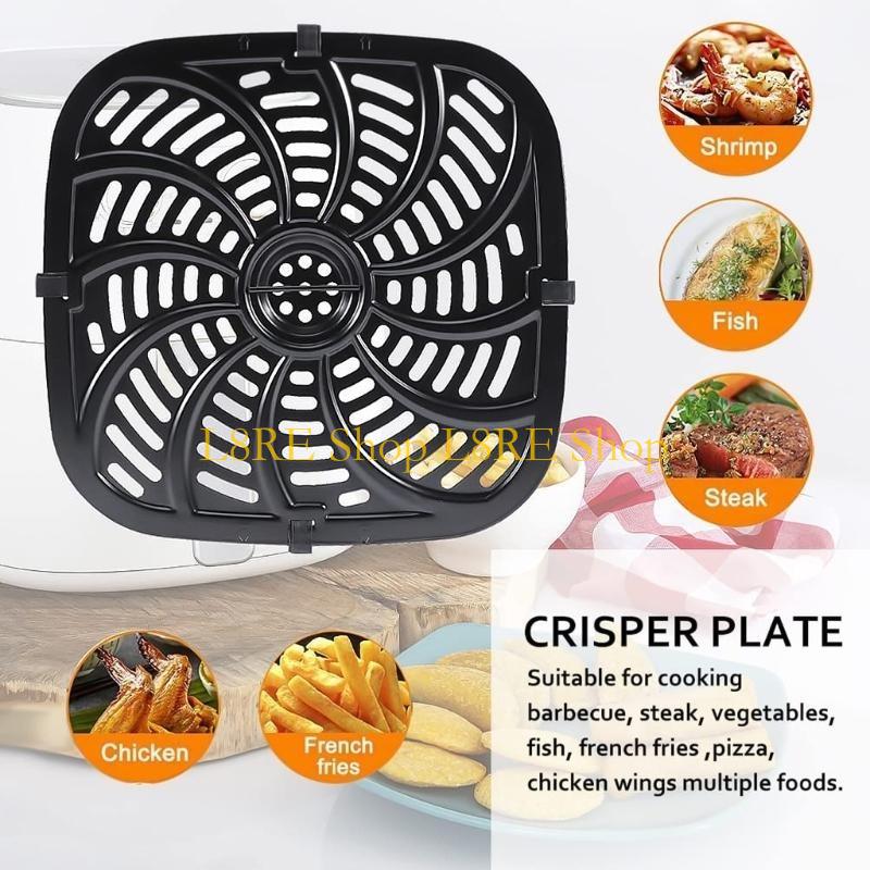 Коврик для аэрофритюрницы, пароварки, гриля, противень L8RE для Chefman 8QT, антипригарный разделитель для приготовления