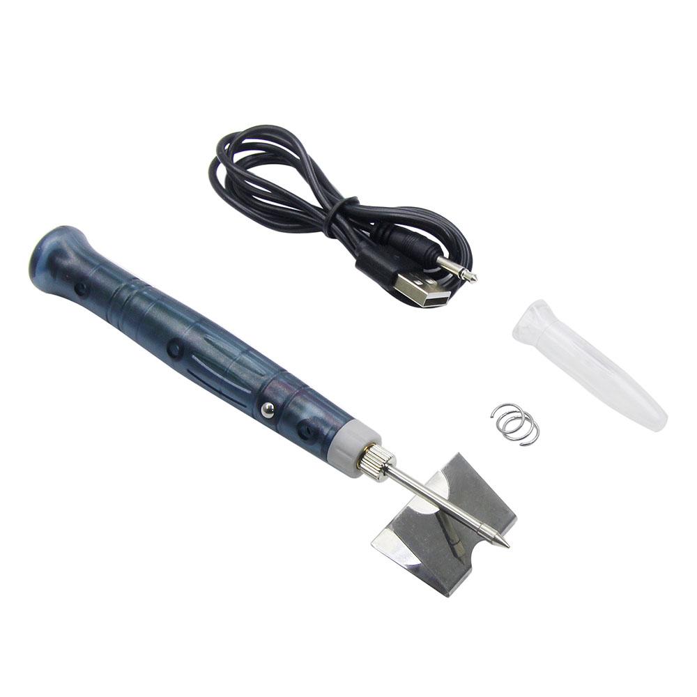 5V 8W Mini Portable USB Electric Powered Soldering Iron Pen Tip Touch Switch