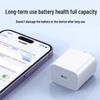 Сертифицированное 3C Быстрое зарядное устройство двойного типа Type-C PD30W для iPhone 15 с плетеным кабелем