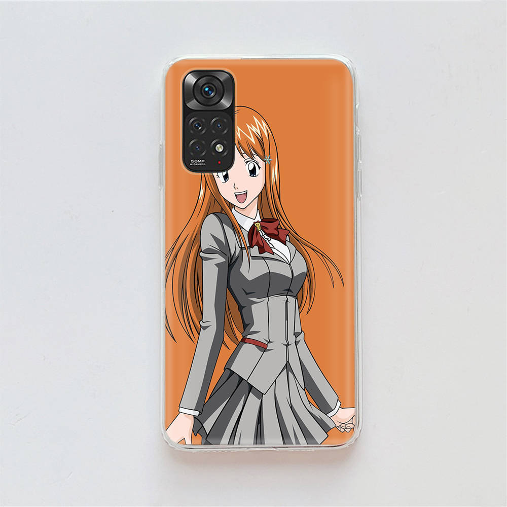 Чехол DT31 Bleach Anime для Samsung A04 A14 A23 A34 A54 M23 M33 M52 M53 Realme 10 9 C30S C35 C55 VIVO Y02S Y21 Y33S Y51 X80 Pro Прозрачный чехол