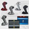3D Cobra Styling Car Metal Sticker Front Grille Badge Fender Side Emblem Rear Decal For Ford Mustang Shelby GT GT350 500 Cobra