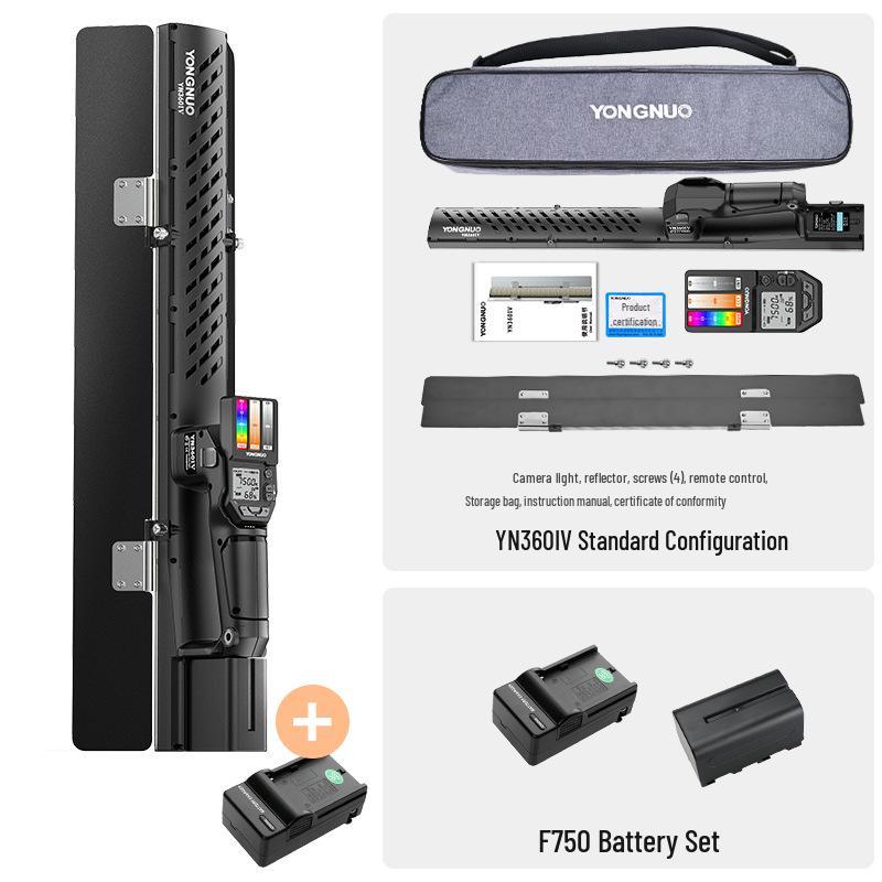 Yongnuo YN360IV RGB Ручной световой стик, Беспроводной, 24 Вт, Регулируемая цветовая температура, Четвертое поколение