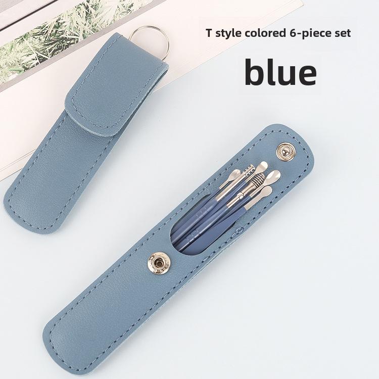 «Набор из 6 спиральных инструментов для чистки ушей для взрослых — портативный набор для чистки ушей»