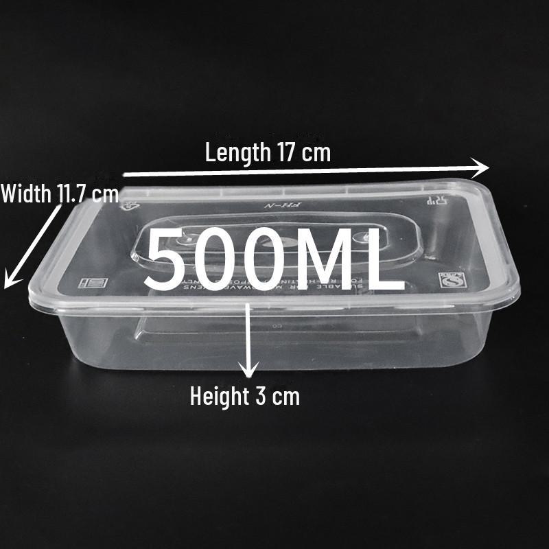 Clear Plastic Food Containers: Round or Rectangular, with Lids