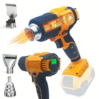 Беспроводной термофен на 20 В, быстрая термосварка при температуре 1022 градуса по Фаренгейту, для термоусадочных трубок, идеально подходит для поделок, термоусадочной упаковки, электроники