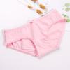 Student Simple Solid Color Mid Low Bow Breathable Underpants Cotton Underwear Briefs