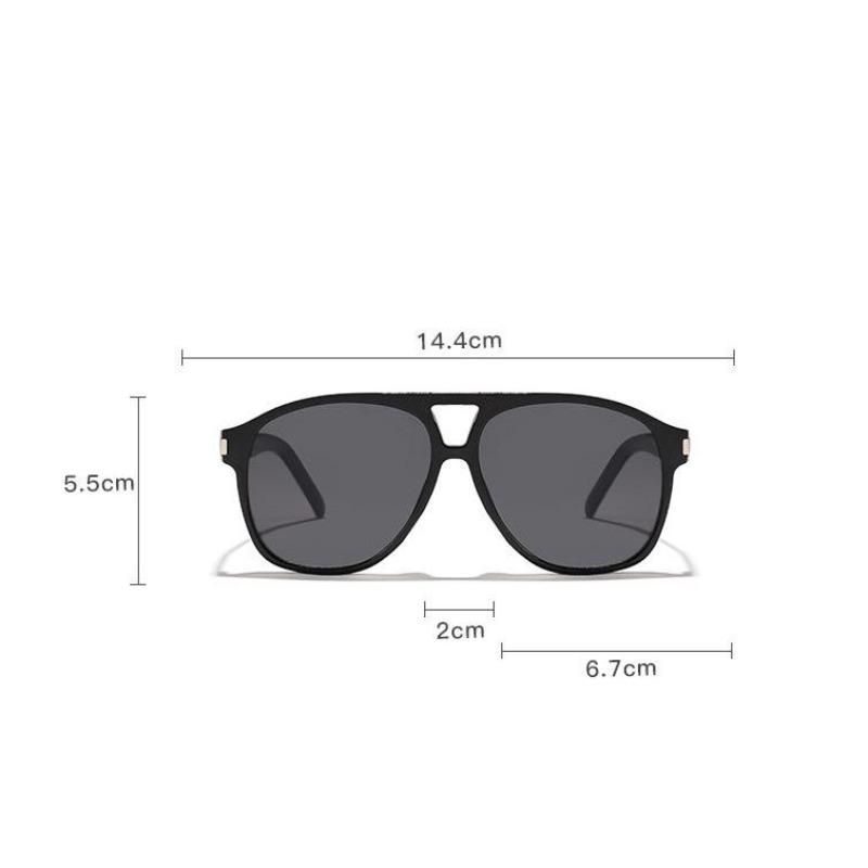 Fashion Pilot Oversized Sunglasses Woman Personality Double Bridges Sun Glasses Female Retro Mirror Eyewear UV400