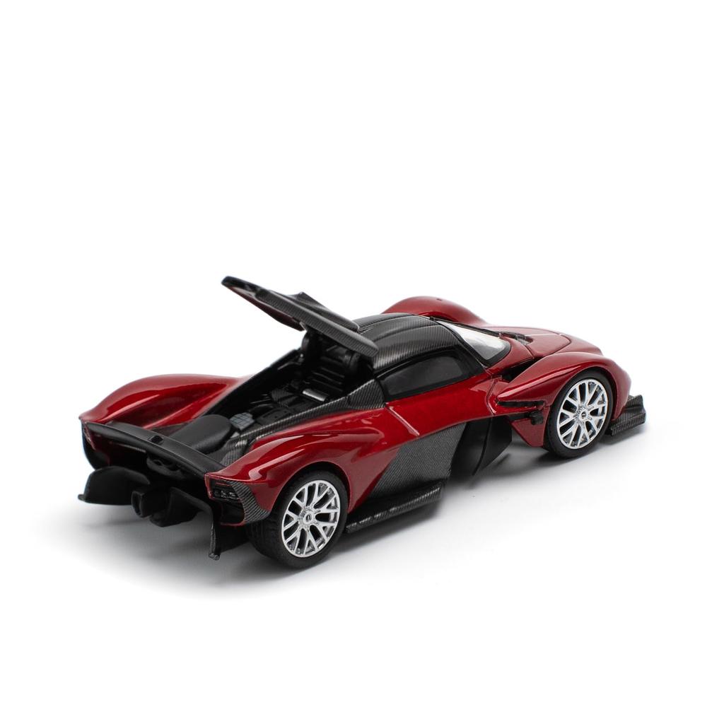 POP RACE ASTON MARTIN VALKYRIE SUPERNOVA RED Finished Product PR640152 1/64 -