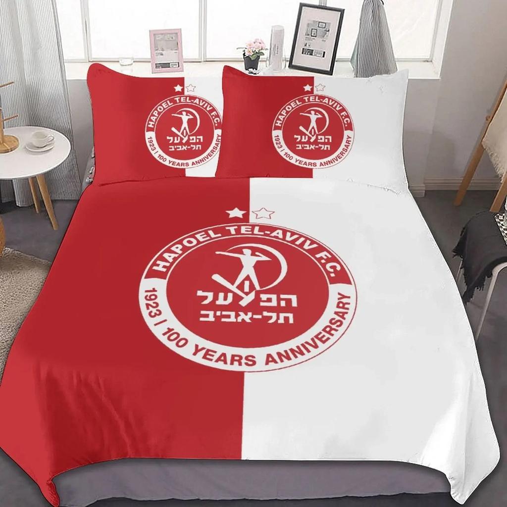 3D Printed Hapoel Tel Aviv Bedding Set Duvet Cover Bedroom Comforter Single Twin King Size Quilt Cover Home Textile