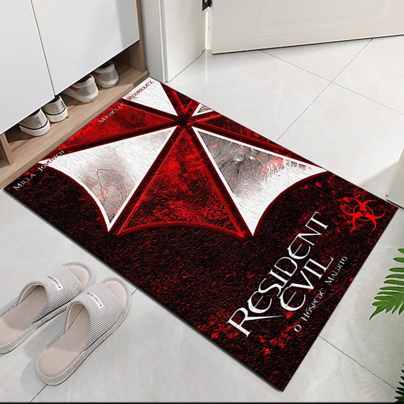 Resident Evil Printed Carpet, for Office Chair Living Room Bedroom Kitchen Room Decor Gifts.