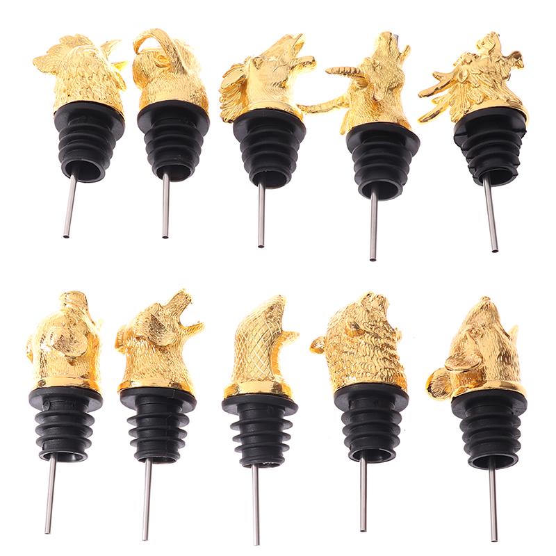 1 шт. из цинкового сплава, голова животных, пробки для бутылок вина, аэраторы для вина, подарок