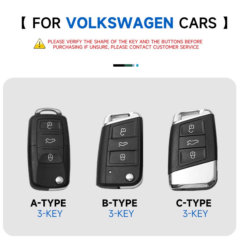 Натуральная кожа Чехол-сумка для автомобильного ключа Для VW Volkswagen Tiguan MK1 MK2 Magotan Passat B5 B8 Golf 45 Защитный набор Аксессуары