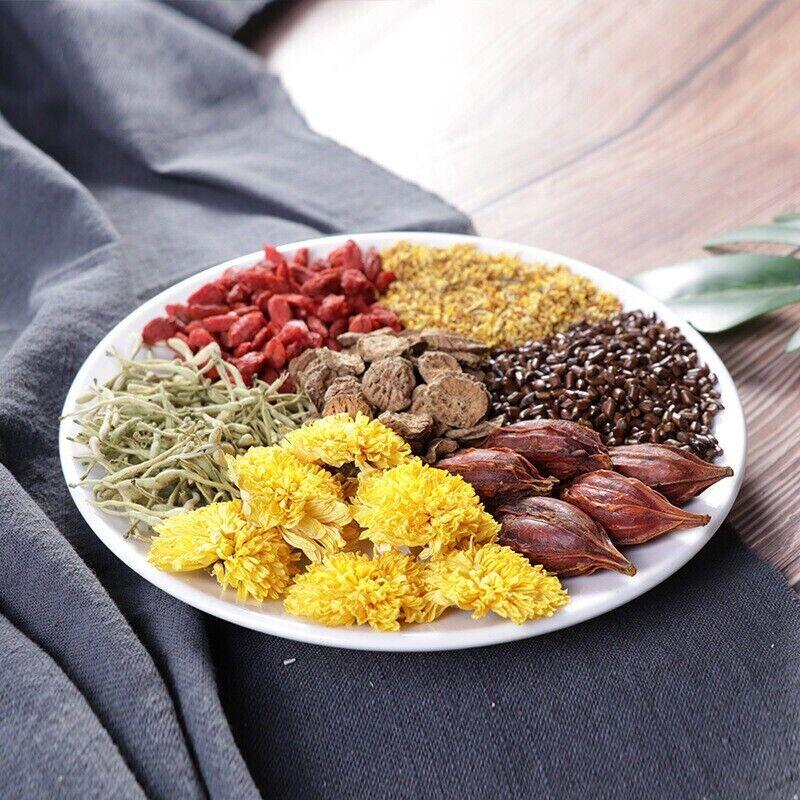 Чай из хризантемы и кассии оптом, жимолость, лопух, волчья ягода, комбинированный пакет