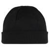 Knitted Hat Beanie, Unisex Black Cap