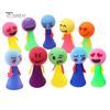 10 шт., пружинная игрушка-прыгун, пресс для детей, прыгающий мультяшный мяч, пусковая установка, игра для малышей, мальчиков и девочек, сувениры для вечеринок в детском саду, подарочные пакеты, наполнители