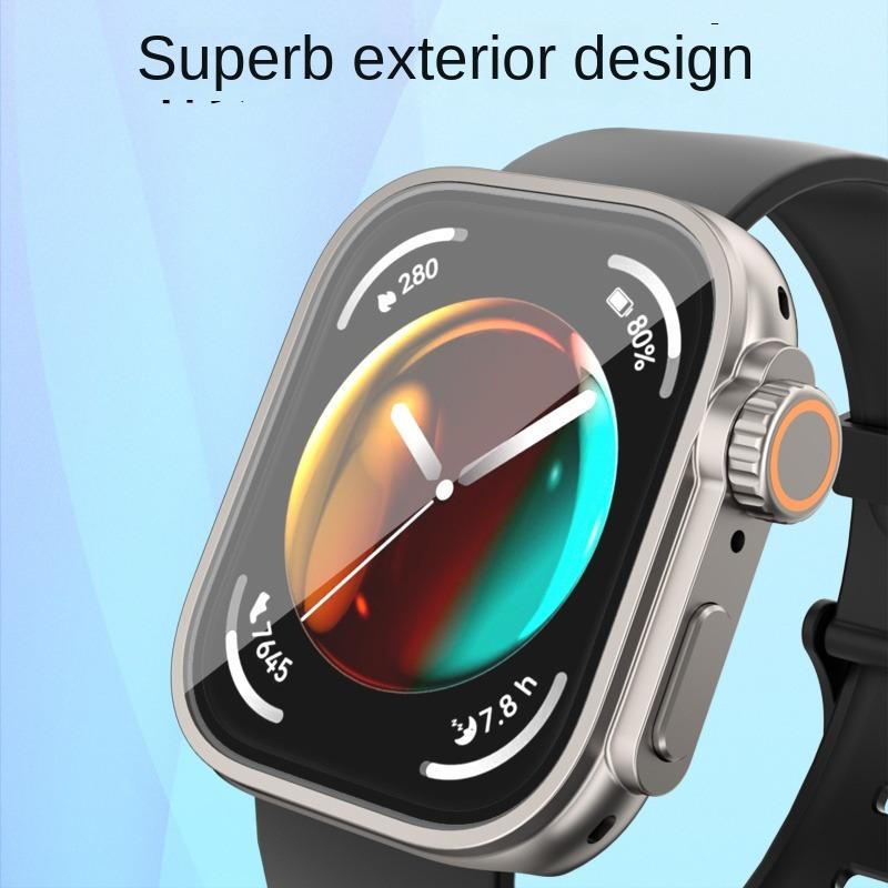 Полный защитный чехол для Huawei Watch Fit 3, чехол с защитной пленкой для экрана для Huawei Fit3, ПК-оболочка+закаленное стекло, Превратить в Ultra