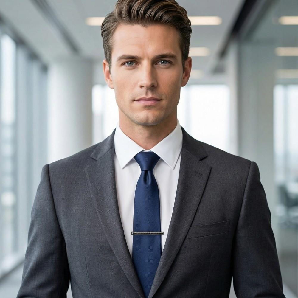 Fashion Tie Clip Exquisite Gentleman Tie Pin Formal Tie Clasp Party Event