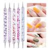 5Pcs/Set Nail Pen Long Lifespan Easy To Use Acrylic Double-Head Nail Art Drawing Liner