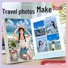 Custom Travel Photo Album Scrapbook: DIY Family Photos Printed Into a Book