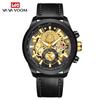 Military Watches Men Stainless Steel Band Waterproof Black Quartz Wristwatch Chronograph Clock Male Fashion Sports Watch