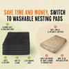 6pcs Breathable Chicken Egg Laying Accessory PE Chicken Bedding Pads Nest Box Liners  Chicken Coop