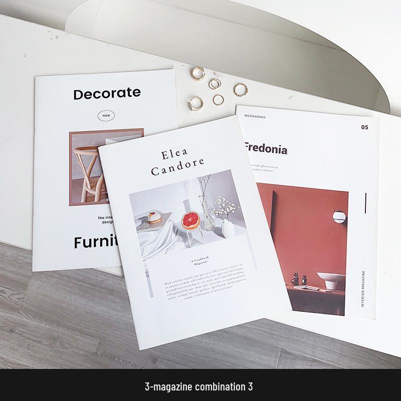 Блокнот в английском стиле: Обложка модного журнала и реквизит для макета сцены