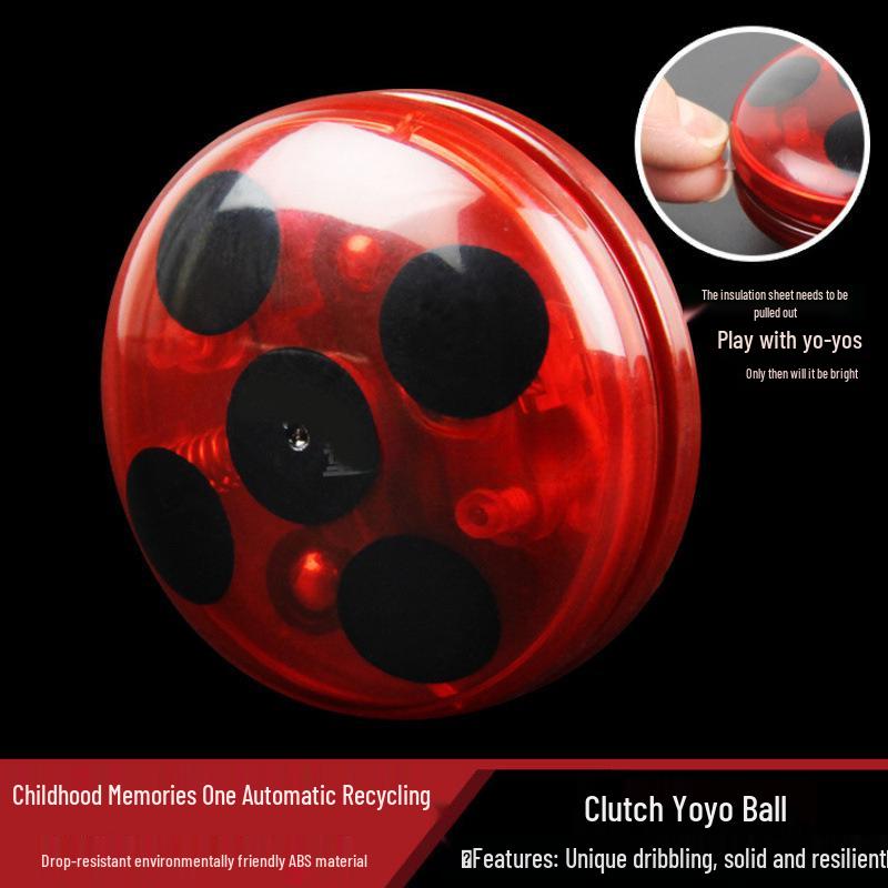 Чудо-девочка Светящийся металлический йо-йо с автоматической втяжкой для детей