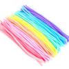 100Pcs Colorful Chenille Stem Twisted Rod Wool Root Fluffy Bar Iron Wire Diy Handcraft Twisting Decorations Pipe Cleaners Plush