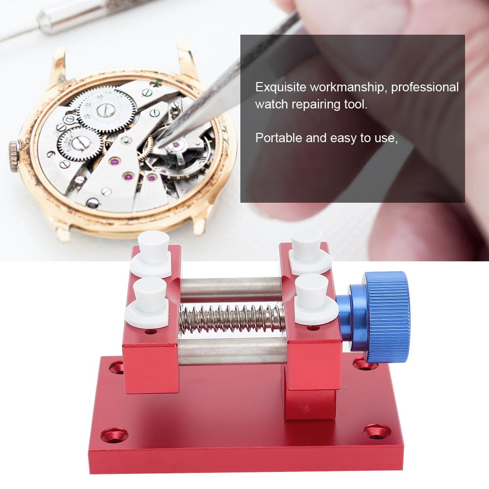 Metal Large Watch Holder Watch Repairing Tool for Watch Back Case Opening Battery Changing