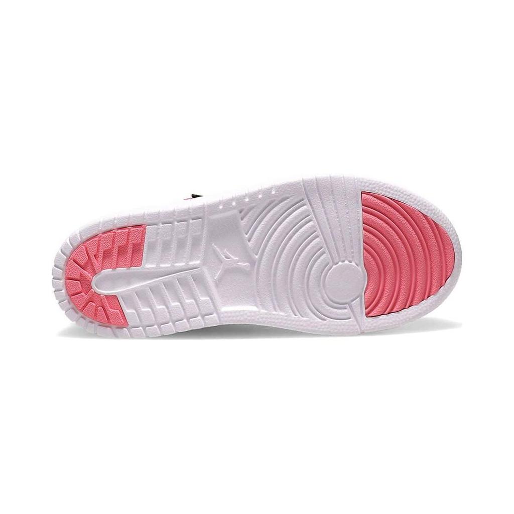 Jordan 1 Средний ALT Коралловый мел (PS) Детские кроссовки Pinksicle Rush-розовый-черный AR6351-662