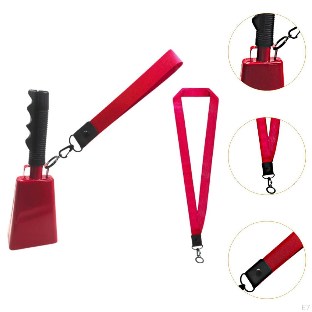 Колокольчик для коровы, звонок для подбадривания, декоративные музыкальные инструменты, шумовой генератор, громкий для рождественского спорта