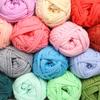 Сумка ручной вязки из акриловой шерсти HyunA DIY с дизайном из толстых шерстяных шариков