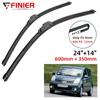 2 шт. щетки стеклоочистителя для Nissan Note 2006-2013 24 "14" подходят для переднего лобового стекла, щетки для окон, резак, аксессуары 2008 2009 2010 2011 2012 2013