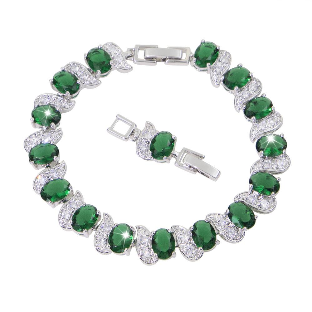 Best-selling Womens Zircon Bracelet Colorfast Fashion Live Fox Jewelry